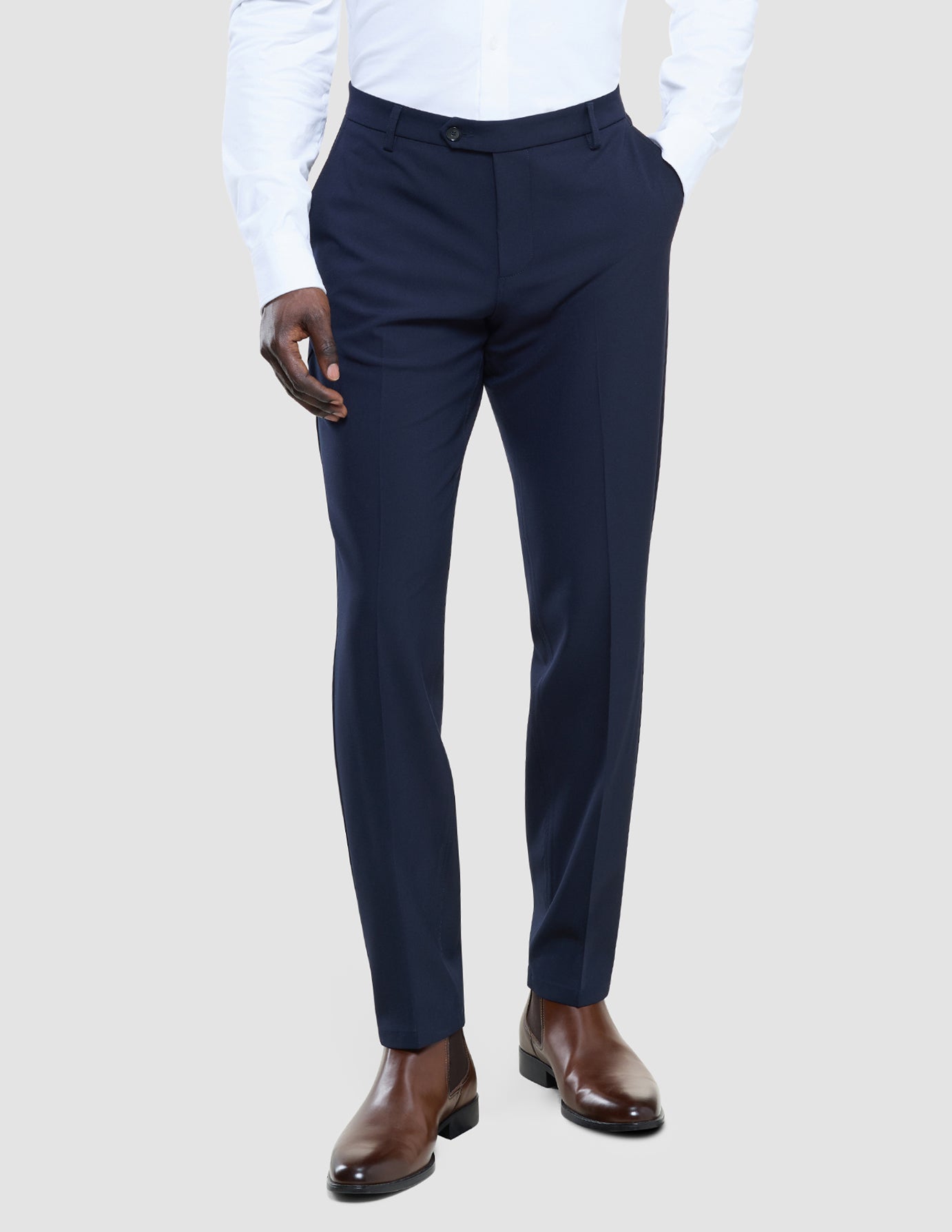 Essential Suit Pants Regular Midnight Blue